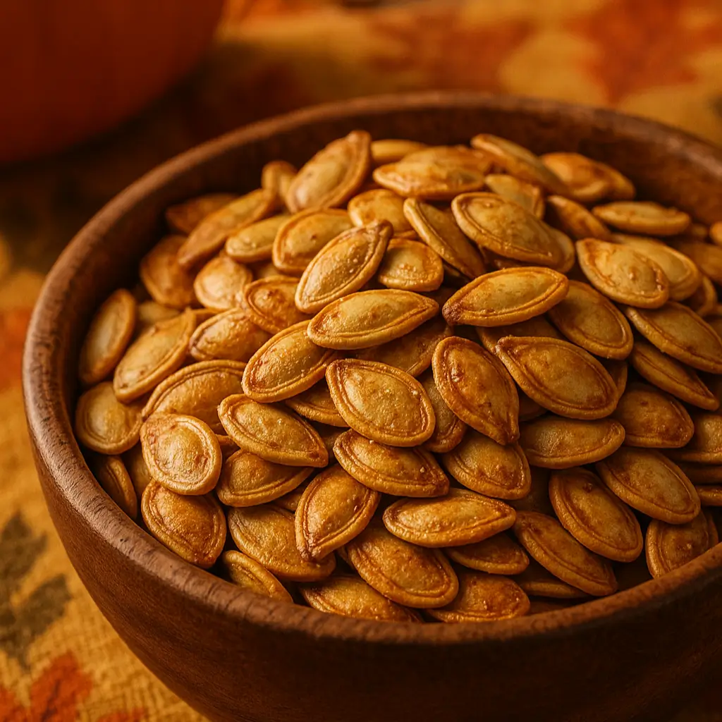 roast pumpkin seeds recipe