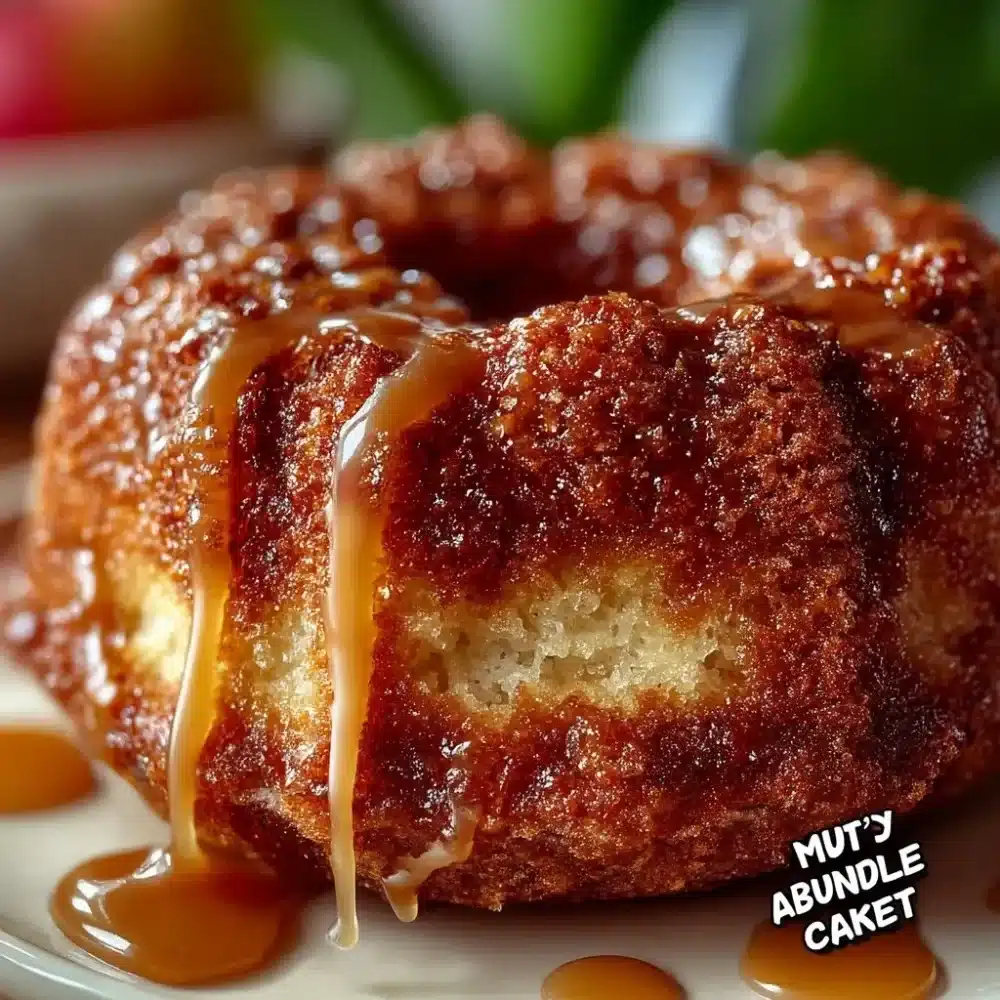 Delicious homemade Apple Bundt Cake with fresh apples and cinnamon