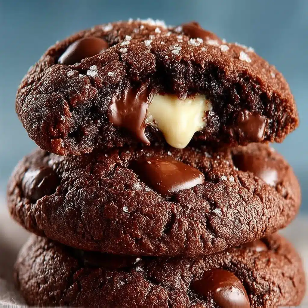 Delicious meltaway brownie cookies, perfectly baked and gooey in the center.