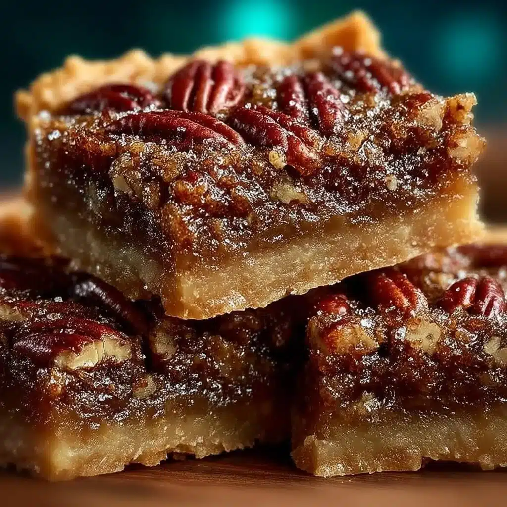 Delicious Pecan Pie Bars with a rich filling and crumbly crust
