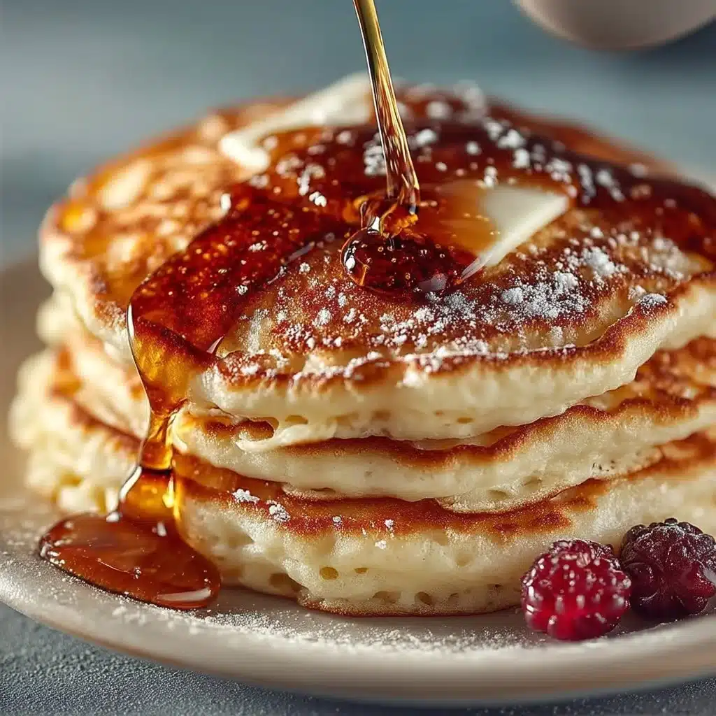 Fluffy pancakes made with an easy ultimate pancake recipe.