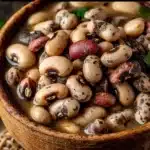 Southern Black Eyed Peas dish with rich flavors and spices