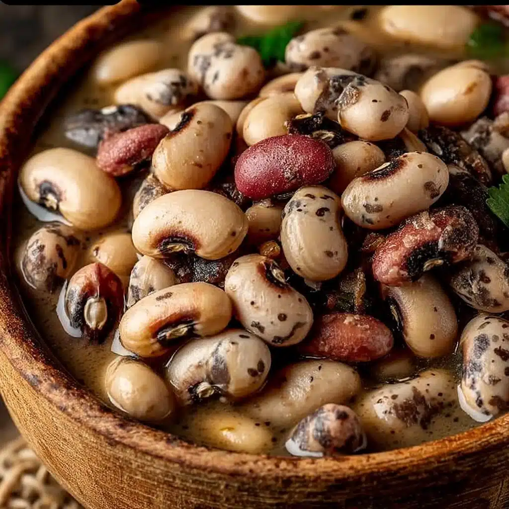Southern Black Eyed Peas dish with rich flavors and spices