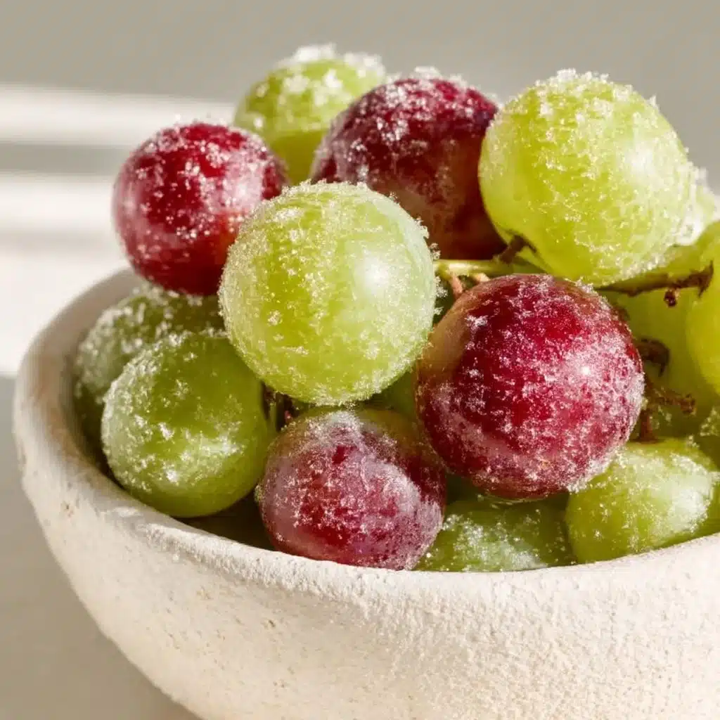 Sugar Champagne Grapes fresh bunch ready for enjoying or use in desserts
